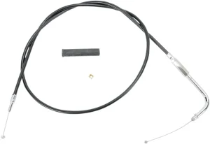 Cable de acelerador/ralentí de vinilo negro - acelerador 49"