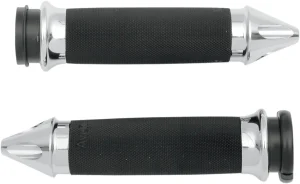 Puños Custom Spike End - Custom Contour throttle-by-wire cromo