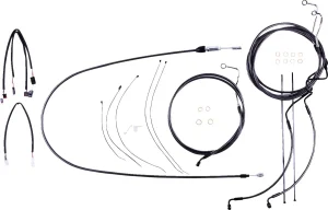 Kit de instalación de manillar Black Pearl™ Designer - cables de control