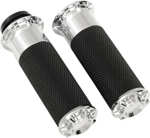 Puños Beveled - biselados Fusion throttle by wire cromo