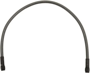 Línea de freno ABS universal trenzada - pearl Black 19"