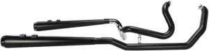 True-Dual Down Under System - Sistema de escape megáfono negro <span style="color: red;font-size: 0,5em">- ALMACEN USA-</span>