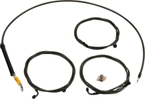Kit de cable de manillar/freno trenzado Standard Midnight