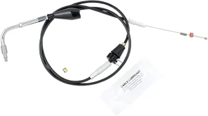 Cable de acelerador/ralentí de vinilo negro