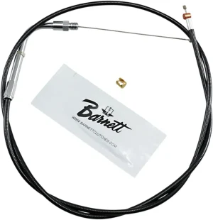 Cable de acelerador/ralentí de vinilo negro - acelerador tradicional oversize +6" (152MM)