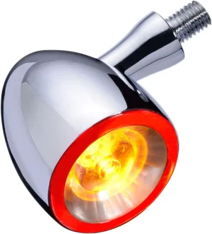 Luz de freno/trasera Bullet 1000® DF - intermitente/freno/trasera LED 1000 DF Cromo