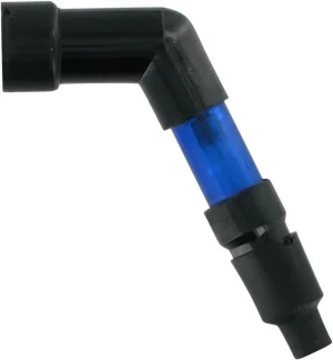 Pipa de bujía con destellos - Capuchón intermitente 120° Azul
