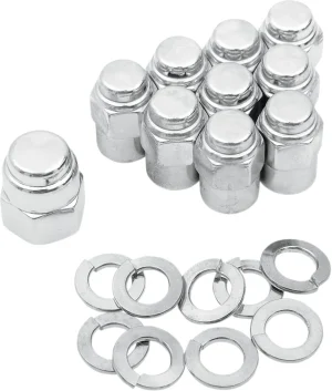 Kit de tuercas de tapa cromadas - COV lateral transmisión CP 36-86BT <span style="color: red;font-size: 0,5em">- ALMACEN USA-</span>