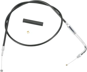 Cable de acelerador/ralentí de vinilo negro - acelerador 37"