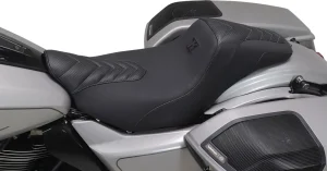 Asiento Kodlin Signature Series Squareback™ - negro con hilo gun metal