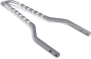 Barras de respaldo Twisted estilo retorcido - Reposabultos twist 18" cromo