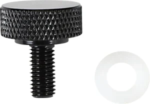 Kit de perilla de asiento - Pomo negro 1/4-28