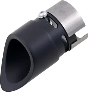 Punta de escape Family Jewel - mini festoneada negra