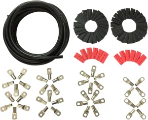 Kit cables customizables - batería Custom negro <span style="color: red;font-size: 0,5em">- ALMACEN USA-</span>