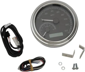 Sistema indicadores analógicos serie MVX - Reloj cromo gris <span style="color: red;font-size: 0,5em">- ALMACEN USA-</span>