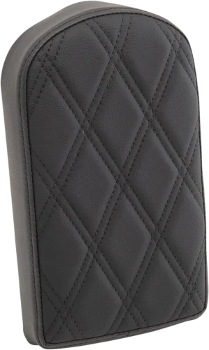Cojín de respaldo para sissy bars cuadradas - Almohadilla barra DDIAM negra 10" <span style="color: red;font-size: 0,5em">- ALMACEN USA-</span>