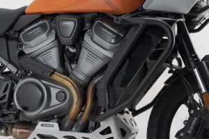 Barra de protección - antivuelco negra Harley Davidson Pan America