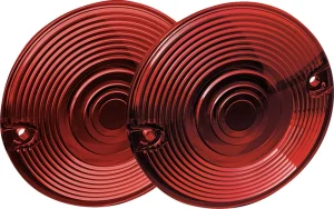 Lentes de recambio para intermitentes OEM - repuesto serie rojas