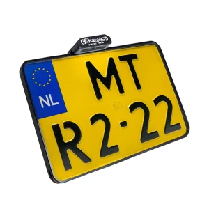 Matrícula con luz trasera - Portaplacas W/TL NL