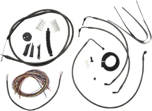 Kit Completo de Cables/Línea de Freno de Manillar Midnight Trenzado - 15"-17"