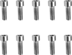 Tornillos de cabeza allen de repuesto - 8-32X0.5 liso Cromo <span style="color: red;font-size: 0,5em">- ALMACEN USA-</span>