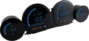 Kit de Medidores LED de Cuatro Piezas HD-03L - Reloj azul 2014-2022