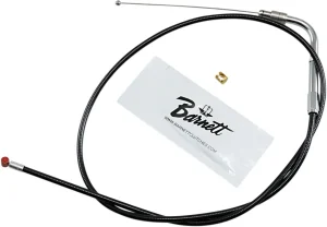 Cable de acelerador/ralentí de vinilo negro - acelerador tradicional longitud estándar