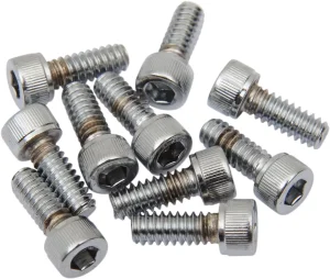 Tornillos de cabeza allen de repuesto - 10-24X0.375 moleteado Cromo <span style="color: red;font-size: 0,5em">- ALMACEN USA-</span>