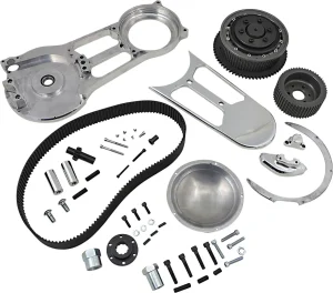 Kit de transmisión por correa abierta de 2" - 2'' pulido <span style="color: red;font-size: 0,5em">- ALMACEN USA-</span>