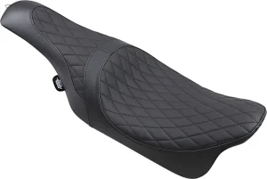 Asiento Caballero 2-Up de vinilo - estilo diamante negro