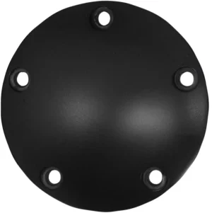 Tapa de encendido redonda - puntos negro mate 5 agujeros