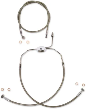Kit de línea de freno delantera XR Stainless Extreme Response - 19"