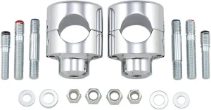 Elevadores de manillar Big Buffalo - Riser 1.5" recto cromo para 1.5"
