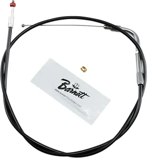 Cable de acelerador/ralentí de vinilo negro - acelerador tradicional oversize +6" (152MM)