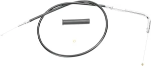 Cable de acelerador/ralentí de vinilo negro - acelerador 28.5"