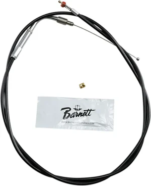 Cable de acelerador/ralentí de vinilo negro - 6"