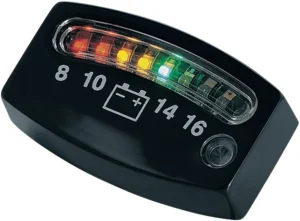 Indicador LED de estado de la batería - Reloj negro