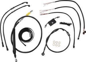 Kit Completo de Cables/Línea de Freno de Manillar Midnight Trenzado - cables CM D AB 13" SFT18