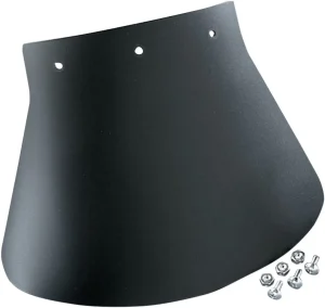 Faldón de guardabarros grande - Salvabarros MUD liso de goma negro