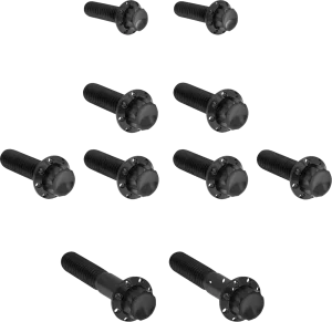 Kit de tornillos de titanio 12 puntos para tapa lateral de transmisión y Trap Door