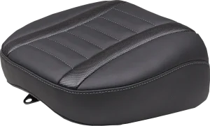 Asiento pasajero Deluxe Touring - trasero gun metal thread