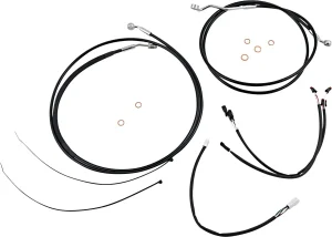 Kit de Instalación de Manillar XR - cables de mando XR negro/cromo
