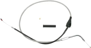 Cable de ralentí trenzado en acero inoxidable - 28.5"