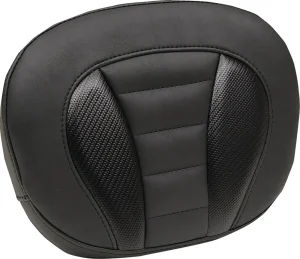 Cojín sissy bar Deluxe - Almohadilla barra S negro