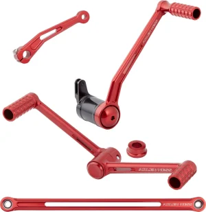 Kit de mandos de pie SpeedLiner - control HEEL/TOE rojo <span style="color: red;font-size: 0,5em">- ALMACEN USA-</span>