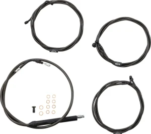 Kit de cable de manillar/freno trenzado Standard Midnight - cables M AB 15-17 FL21