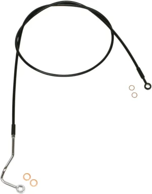 Línea de freno superior de acero inoxidable XR - media XR negra