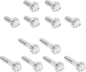 Juego de tornillos de titanio de 12 puntos para Rocker Box