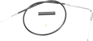 Cable de acelerador/ralentí de vinilo negro - acelerador 39.5"