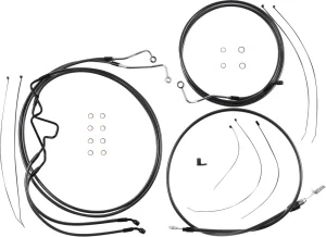 Kit de instalación de manillar Black Pearl™ Designer - cables BP 10"RISE